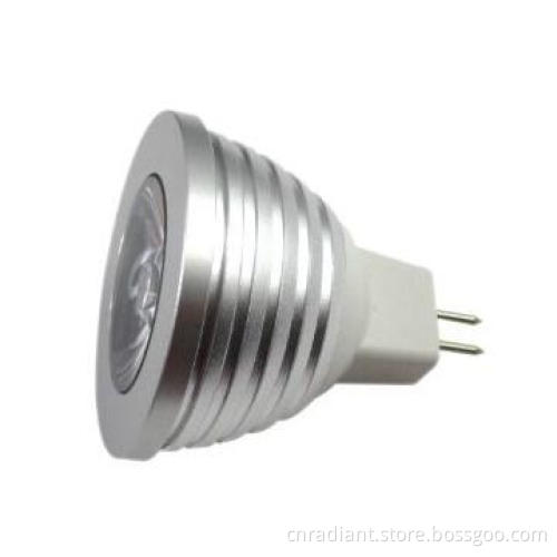 3W MR16 LED mood light, 16-colors, IR remote controlled 4-7m distance